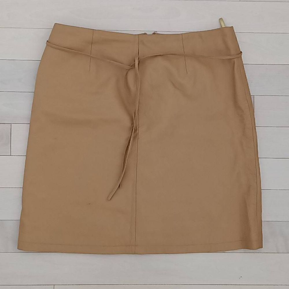 Newport News Women's Brown Solid Straight Pencil Skirt Size 18